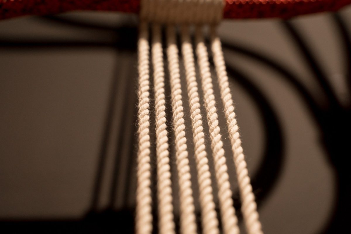 Красная нить Ариадны — текстура шнура