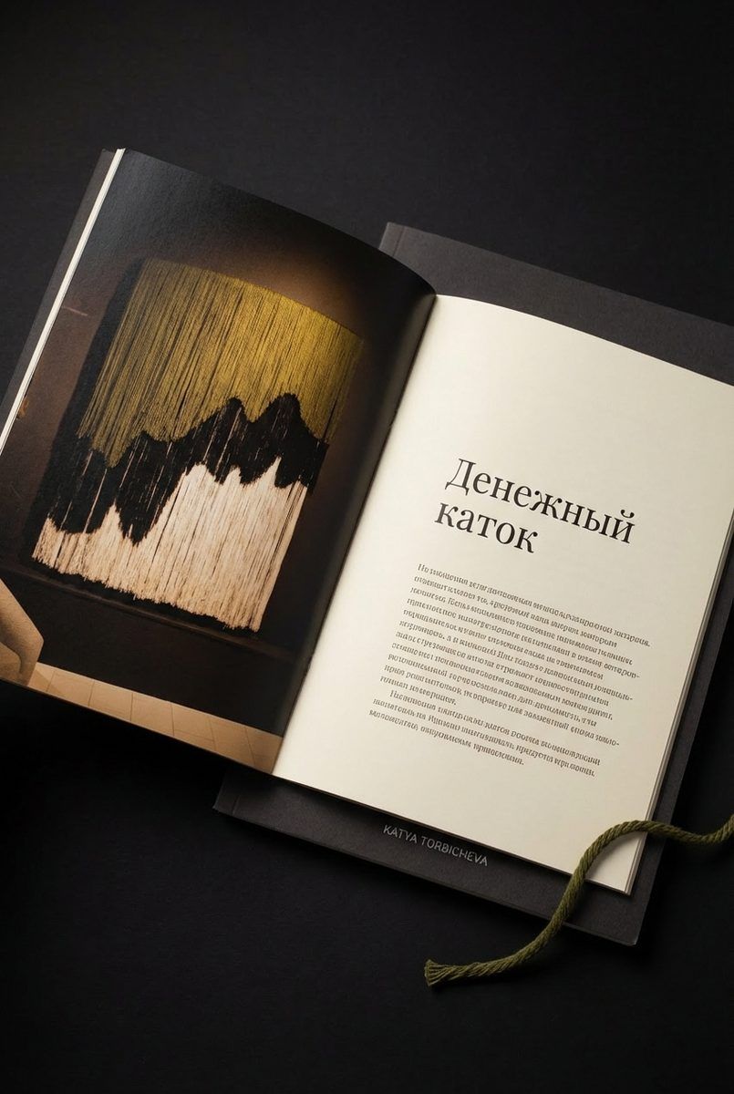 Буклет с историей — Денежный каток