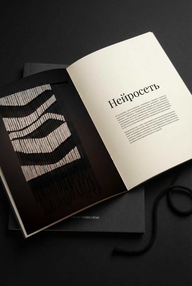Буклет с историей — Нейросеть