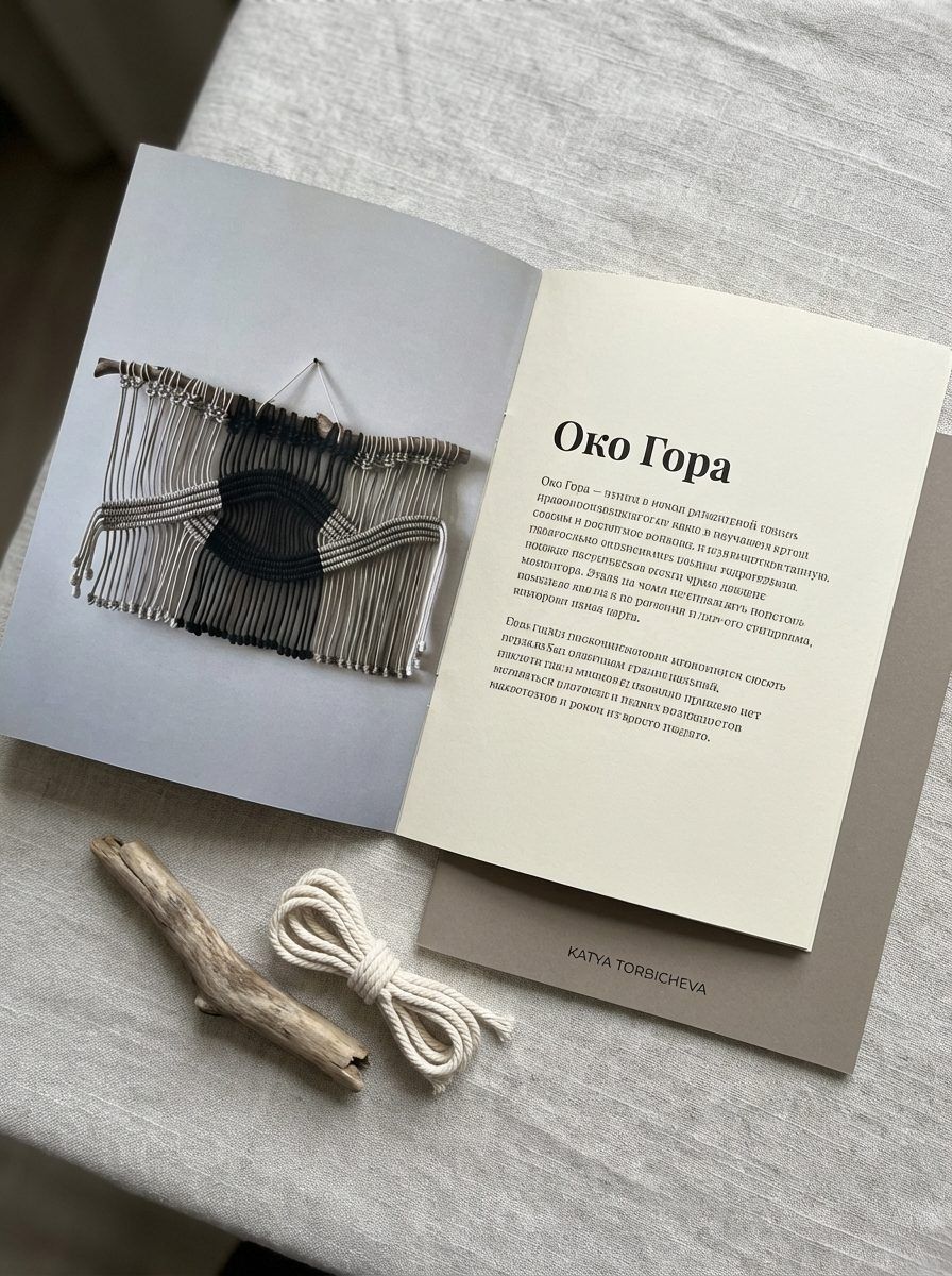 Буклет с историей — Око Гора